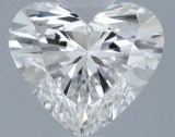 Gia Certified Heart Cut .53ct Vvs1 Diamond
