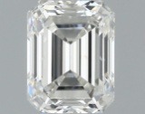 Gia Certified Emerald Cut .50ct Si1 Diamond