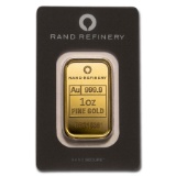 1 Oz Gold Bar - Rand (black Assay)