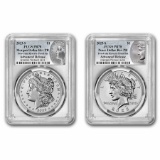 2023-s Morgan & Peace Rev Proof Set Pr-70 Pcgs
