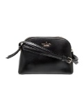 Kate Spade Black Leather Zip Closure Crossbody Bag