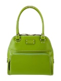 Kate Spade Green Leather Zip Closure Shldr Bag