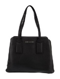 Marc Jacobs Blk Leather Gold-tone Hdw Shoulder Bag