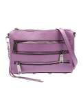 Rebecca Minkoff Purple Leather Zip Crossbody Bag
