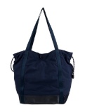 Tory Burch Blue Nylon Drawstring Closure Tote
