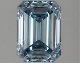 Fancy Blue Emerald Cut 2.45ct Vs2 Lab Diamond