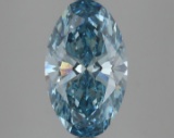 Fancy Blue Oval Cut 2.99ct Vs1 Lab Diamond