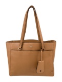 Tory Burch Brown Gold-tone Hdw Top Handle Bag