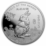 2023 5 Oz Silver Round Year Of The Rabbit