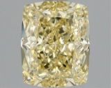 Fancy Yellow Cushion Cut 1.84ct Vs1 Lab Diamond