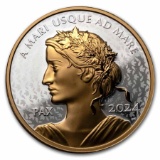 2024 Canada 1 Oz Silver $1 Peace Dollar Proof Uhr