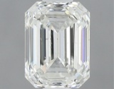 Gia Certified Emerald Cut .60ct Si1 Diamond