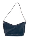 Marc Jacobs Blue Leather Chain-link Zip Shldr Bag