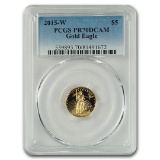 2015-w 1/10oz Proof American Gold Eagle Pr70 Pcgs