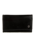 Cartier Leather Silver-tone Hdw Trifold Wallet