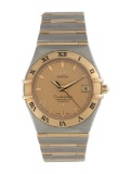 Omega Constellation 18k Gold Gold Dial Men's 36mm