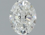 Gia Certified Oval Cut .80ct Si1 Diamond