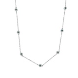 Elegant .75ct Diamond By The Yard Necklace