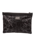 Dolce & Gabbana Blk Nylon Gunmetal Hdw Portfolio