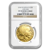 2006-w 1 Oz Proof Gold Buffalo Pf-70 Ngc