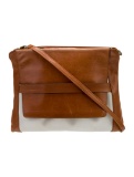 Salvatore Ferragamo Brown Leather Crossbody Bag