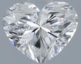 Gia Certified Heart Cut .70ct Vvs2 Diamond