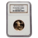 1997-w 1/2oz Proof American Gold Eagle Pf-70 Ucam