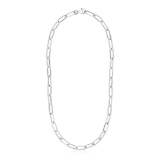 Sterling Silver Paperclip Necklace