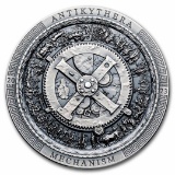 2023 3 Oz Antiqued Silver Antikythera Mechanism