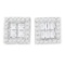 14k Gold Round & Baguette .99ct Diamond Earrings