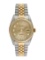 Rolex Datejust 18k Gold Chmp Dial Men's Auto 36mm