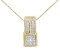 14k Gold 1.22ct Diamond Geometric Necklace