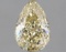 Fancy Yellow Pear Cut 1.55ct Vs1 Lab Diamond