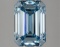 Fancy Blue Emerald Cut 3.13ct Vs1 Lab Diamond