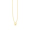 14k Gold Round .004ct Diamond Star Necklace
