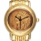 Gold Tone Indian Head Penny Ladies Watch