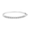14k Gold 1.86ct Diamond Semi Bezel Set Bangle