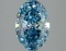 Fancy Blue Oval Cut 2.18ct Vs1 Lab Diamond