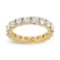 14k Gold 3.00ct Diamond Shared Prong Eternity Band