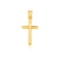14k Gold High Polish Cross Pendant