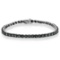 Stunning 1.00ct Blue Diamond Tennis Bracelet