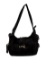 Ralph Lauren Blk Suede Gold-tone Hdw Shldr Bag