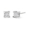 Elegant .25ct Diamond Composite Quad Earrings
