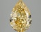 Fancy Yellow Pear Cut 3.05ct Vs1 Lab Diamond