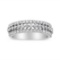 14k Gold 1.00ct Diamond Split Shank 3-row Ring