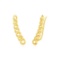 14k Gold Ear Climber Earrings With Chain Links