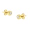 10k Gold .25ct Diamond Bezel-set Earrings