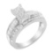 10k Gold Multi-cut 1.03ct Diamond Composite Ring