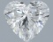 Gia Certified Heart Cut .70ct Vvs1 Diamond