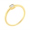14k Gold-pl. .05ct Diamond Promise Ring